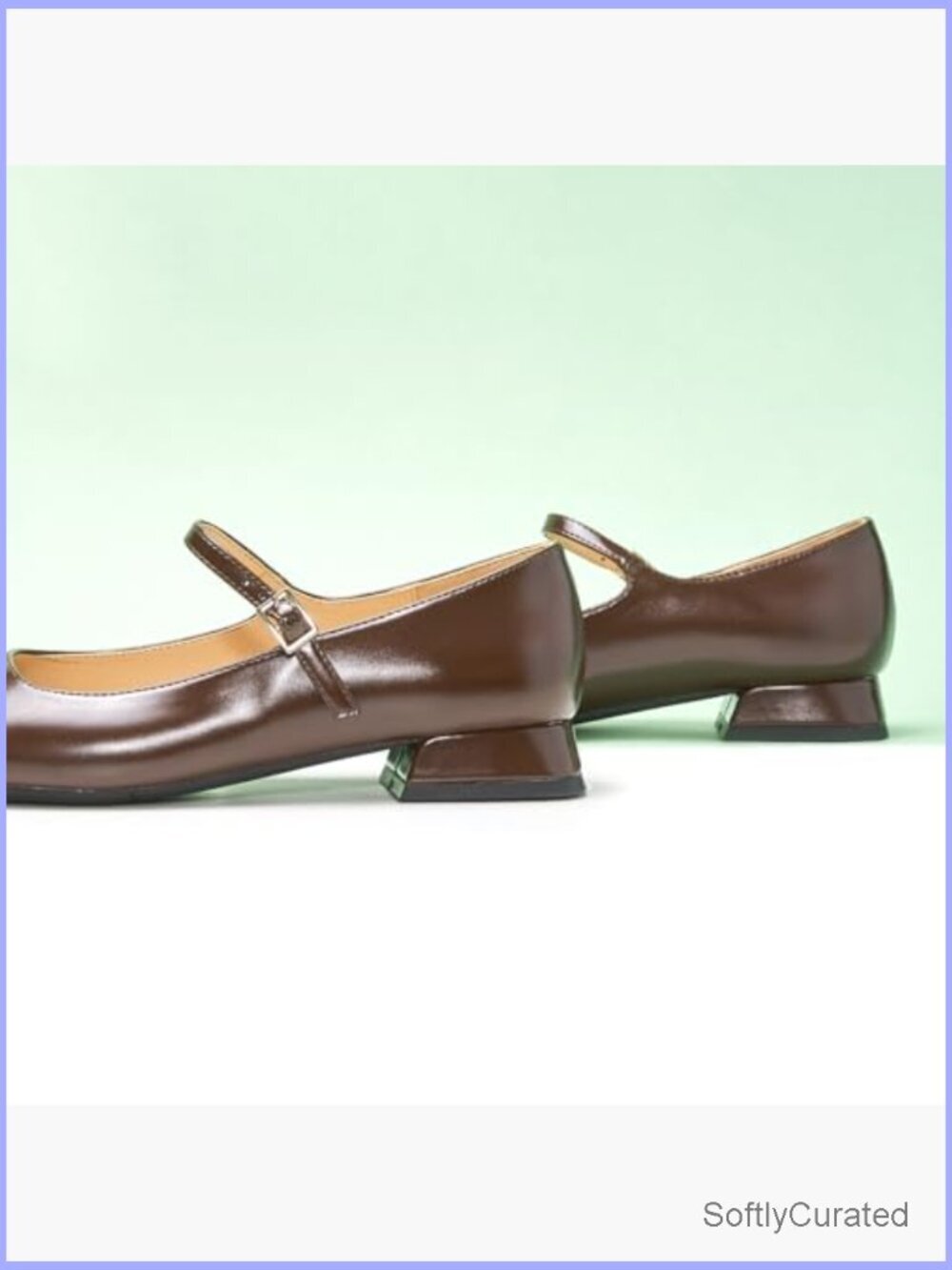 Women's Mary Jane Flats with Adjustable Strap & Memory Foam Comfort - Picture 4 of 7